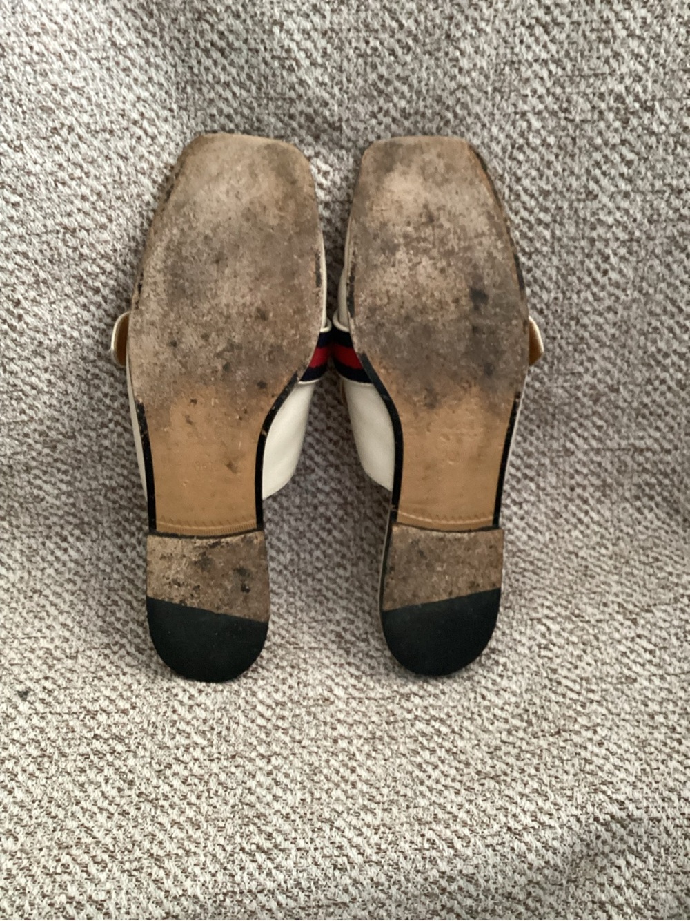 Gucci Peyton GG Beige Mule, Size 36.5 - Picture 8 of 10